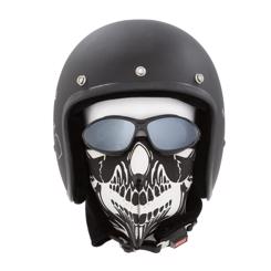 Highway Hawk Motorcykel Maske Skull Black